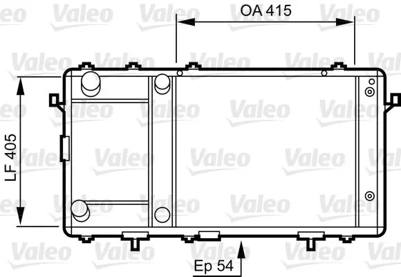 Handler.Part Radiator, engine cooling Valeo 731491 1