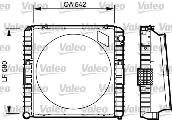 Handler.Part Radiator, engine cooling Valeo 731535 1