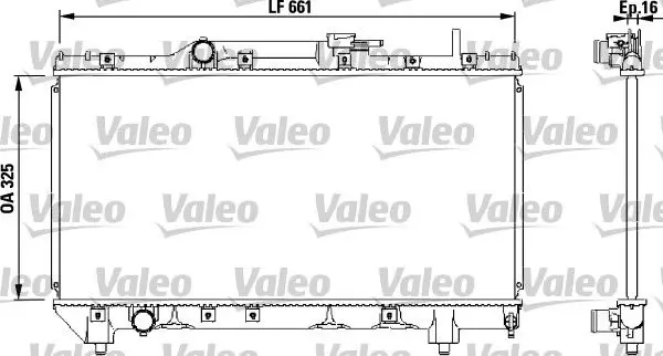 Handler.Part Radiator, engine cooling Valeo 731565 1