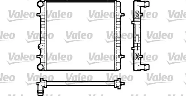 Handler.Part Radiator, engine cooling Valeo 731606 1