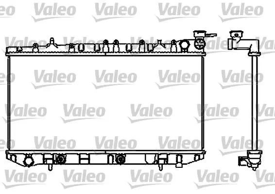 Handler.Part Radiator, engine cooling Valeo 731662 1