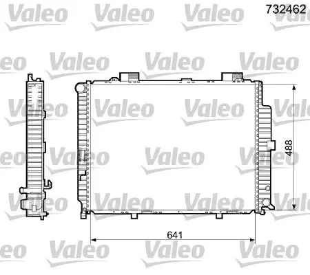 Handler.Part Radiator, engine cooling Valeo 732462 1