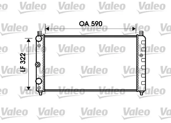 Handler.Part Radiator, engine cooling Valeo 732479 1