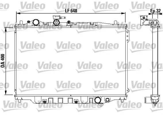 Handler.Part Radiator, engine cooling Valeo 732538 1