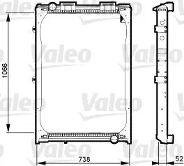 Handler.Part Radiator, engine cooling Valeo 732972 1