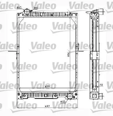 Handler.Part Radiator, engine cooling Valeo 732996 1