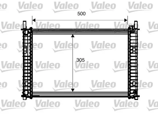 Handler.Part Radiator, engine cooling Valeo 734274 1