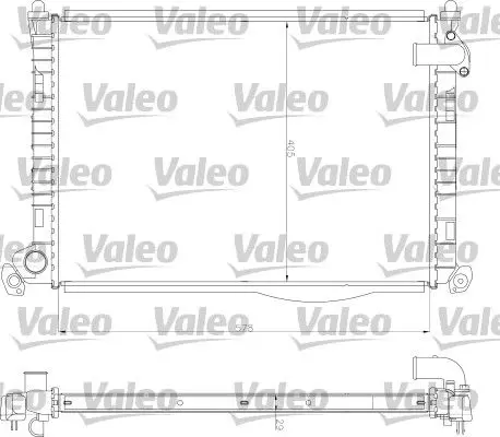 Handler.Part Radiator, engine cooling Valeo 734327 1