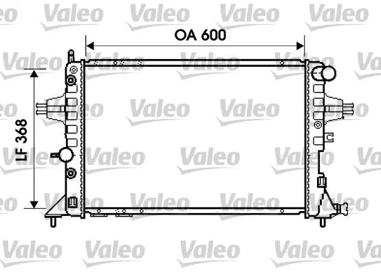 Handler.Part Radiator, engine cooling Valeo 734388 1