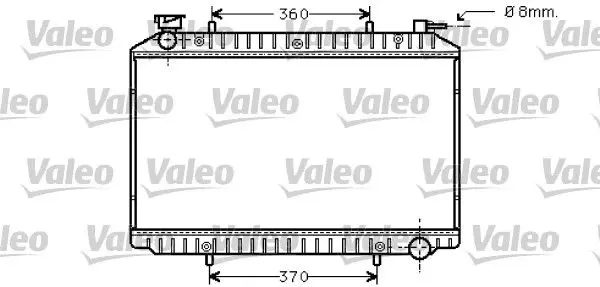 Handler.Part Radiator, engine cooling Valeo 734446 1