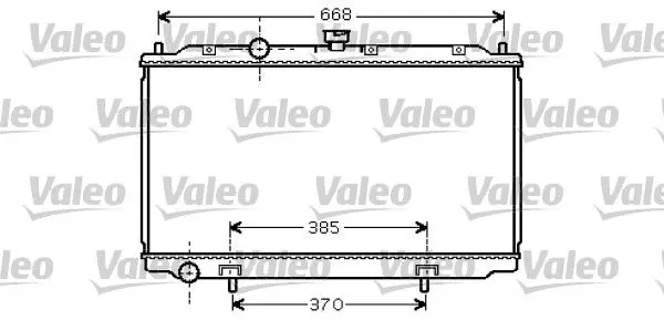 Handler.Part Radiator, engine cooling Valeo 734737 1