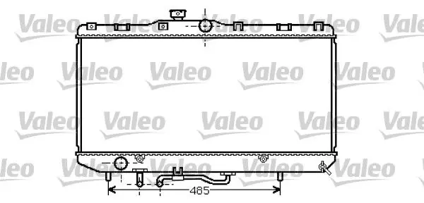 Handler.Part Radiator, engine cooling Valeo 734839 1