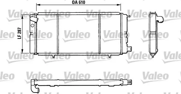 Handler.Part Radiator, engine cooling Valeo 810827 1