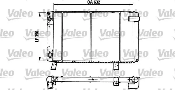 Handler.Part Radiator, engine cooling Valeo 810918 1