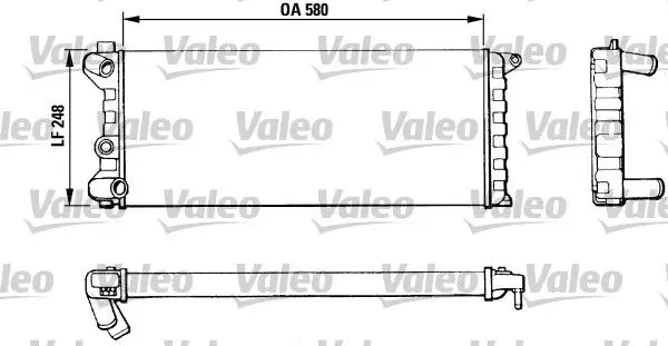 Handler.Part Radiator, engine cooling Valeo 811392 1