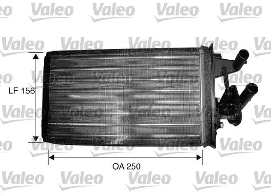 Handler.Part Heat exchanger, interior heating Valeo 812156 1