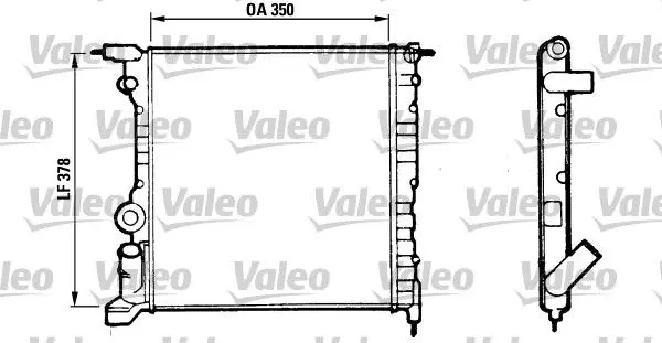 Handler.Part Radiator, engine cooling Valeo 816656 1