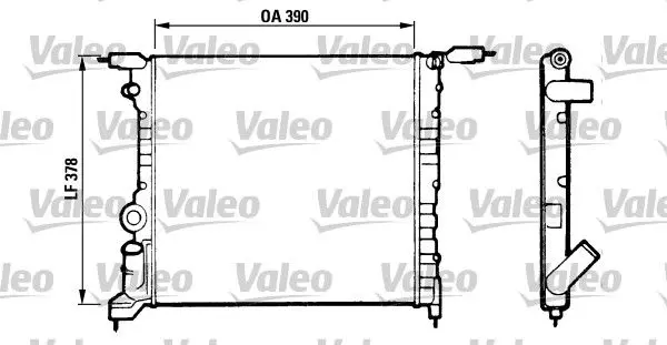 Handler.Part Radiator, engine cooling Valeo 816657 1