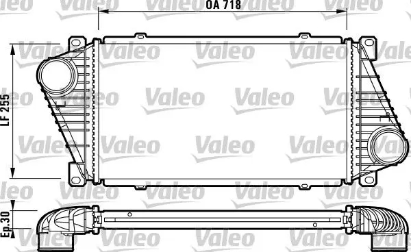 Handler.Part Intercooler, charger Valeo 816890 1