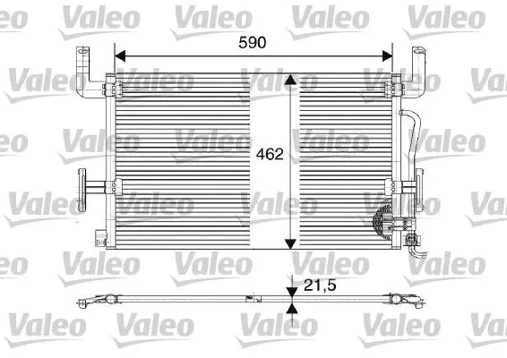 Handler.Part Condenser, air conditioning Valeo 816980 1