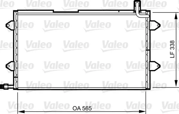 Handler.Part Condenser, air conditioning Valeo 817024 1