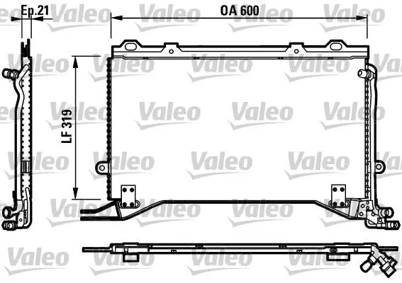 Handler.Part Condenser, air conditioning Valeo 817235 1