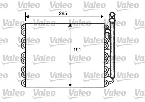 Handler.Part Evaporator, air conditioning Valeo 817510 1