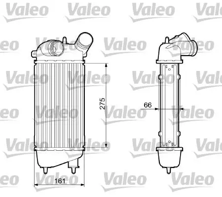 Handler.Part Intercooler, charger Valeo 817651 1