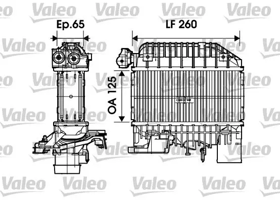 Handler.Part Intercooler, charger Valeo 817698 1