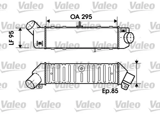 Handler.Part Intercooler, charger Valeo 817767 1