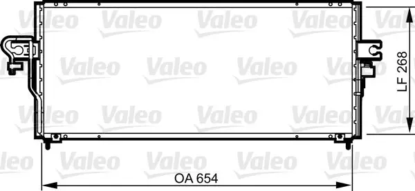 Handler.Part Condenser, air conditioning Valeo 817794 1