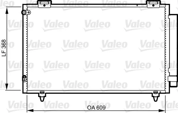 Handler.Part Condenser, air conditioning Valeo 817805 1