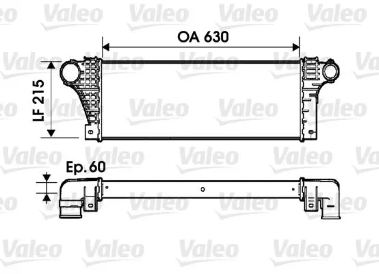 Handler.Part Intercooler, charger Valeo 817941 1