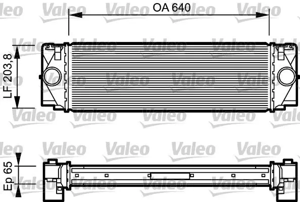 Handler.Part Intercooler, charger Valeo 817994 1