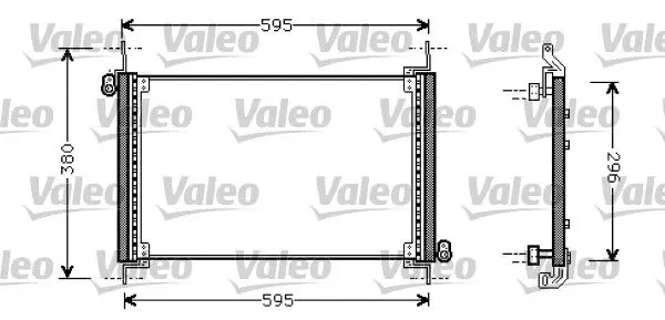 Handler.Part Condenser, air conditioning Valeo 818019 1