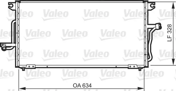 Handler.Part Condenser, air conditioning Valeo 818081 1