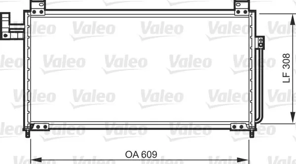 Handler.Part Condenser, air conditioning Valeo 818087 1