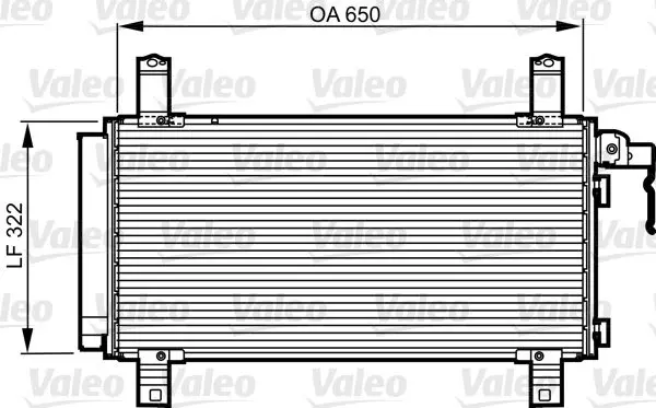 Handler.Part Condenser, air conditioning Valeo 818090 1