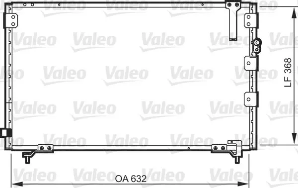 Handler.Part Condenser, air conditioning Valeo 818105 1