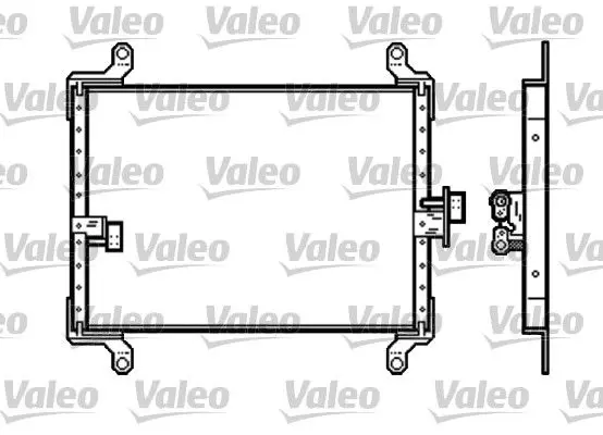 Handler.Part Condenser, air conditioning Valeo 818191 1