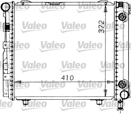 Handler.Part Radiator, engine cooling Valeo 819201 1