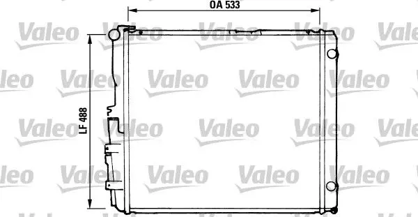 Handler.Part Radiator, engine cooling Valeo 819377 1