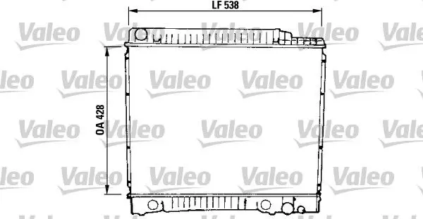 Handler.Part Radiator, engine cooling Valeo 819379 1