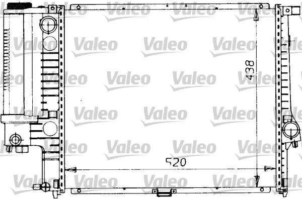 Handler.Part Radiator, engine cooling Valeo 819412 1