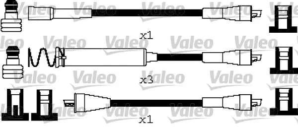 Handler.Part Ignition cable kit Valeo 346664 1