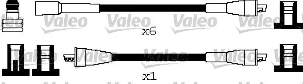 Handler.Part Ignition cable kit Valeo 346662 1