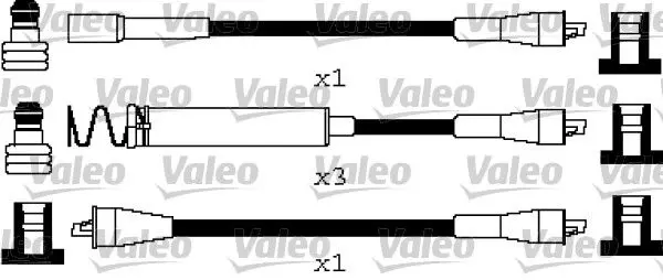 Handler.Part Ignition cable kit Valeo 346661 1