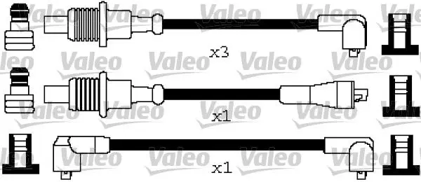 Handler.Part Ignition cable kit Valeo 346650 1