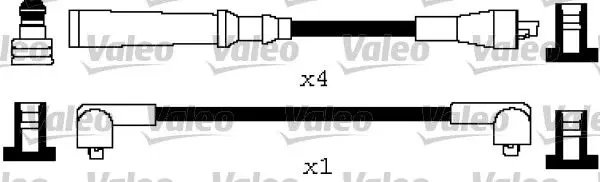 Handler.Part Ignition cable kit Valeo 346641 1