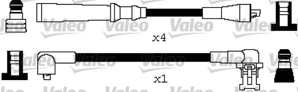 Handler.Part Ignition cable kit Valeo 346640 1